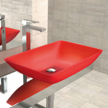 NET - Countertop oval washbasin by Glass Design - view 3
